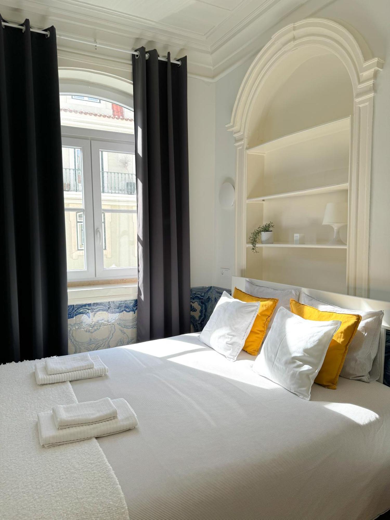 ליסבון Cozy Room With Shared Bathroom On Rua Augusta מראה חיצוני תמונה